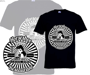 Design de T-shirt par spdacara pour Horseshoe Restaurant | Design : #6151406