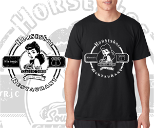 Design de T-shirt par spdacara pour Horseshoe Restaurant | Design : #6305344