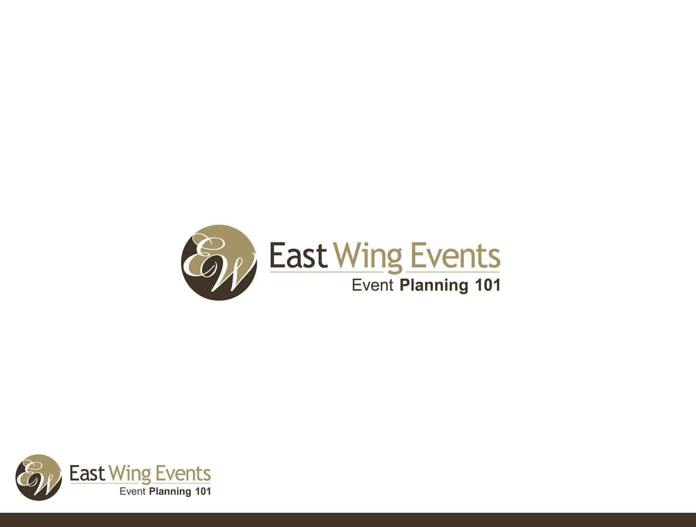 Logo Design by DoveFendi for East Wing Events | Design #1642143
