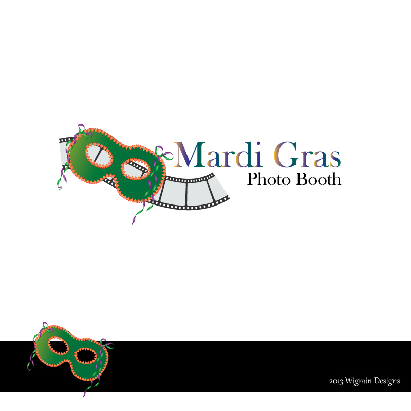 Logo Design by Wigmin for Mardi Gras Photo Booth | Design #1643490
