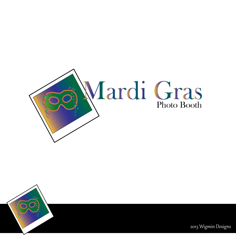 Logo Design by Wigmin for Mardi Gras Photo Booth | Design #1643498
