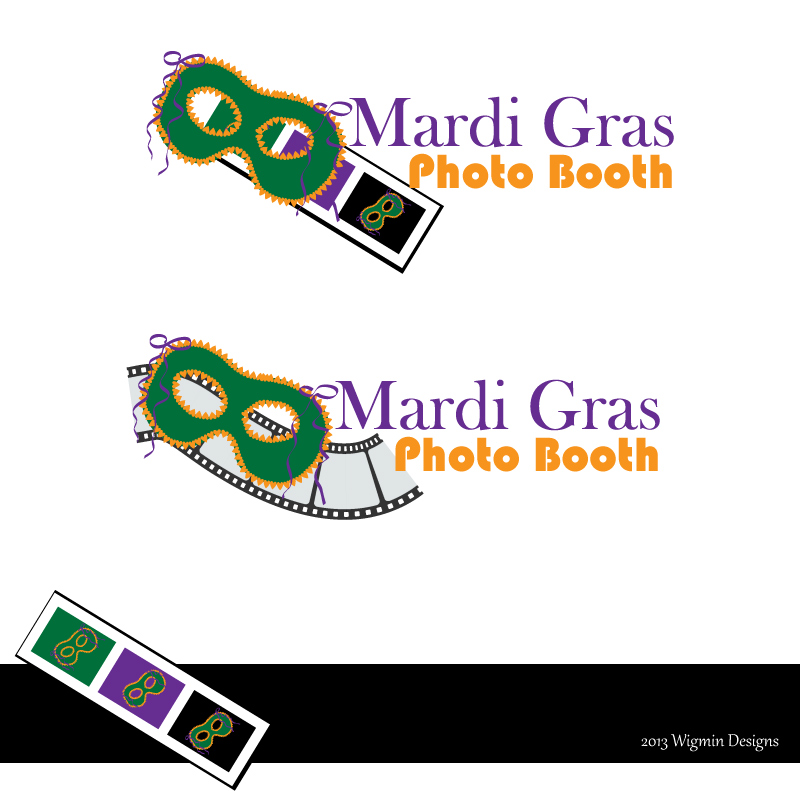 Logo Design by Wigmin for Mardi Gras Photo Booth | Design #1647468