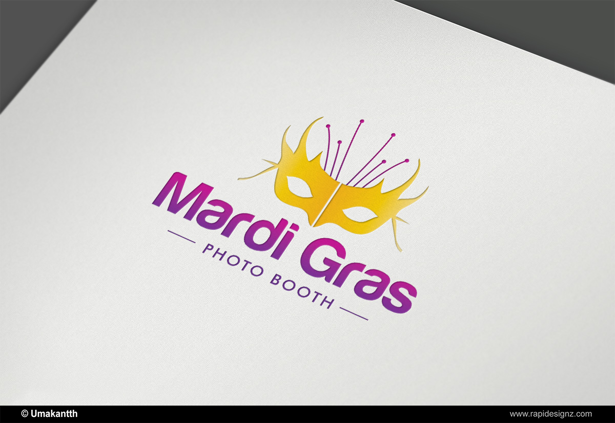 Diseño de Logo por creative.visuals para Mardi Gras Photo Booth | Diseño #1660146