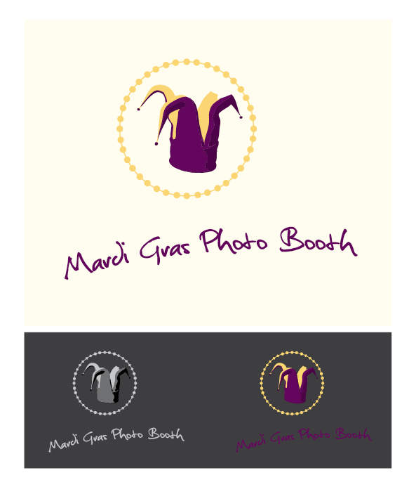 Logo Design by kiwi-carla for Mardi Gras Photo Booth | Design #1640341