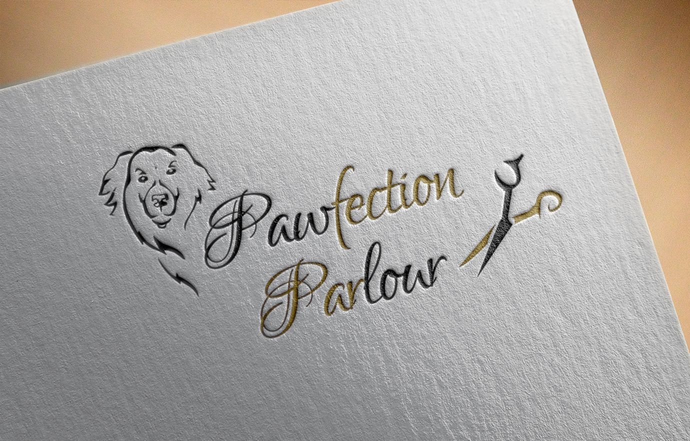 Logo Design by Rodrigo Angeli for Pawfection Parlour | Design #6126271