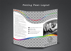 Flyer Design by Elmar for Passing Paws Pet Cremations | Design #6199768