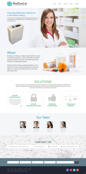 Need a start-up medical device company website