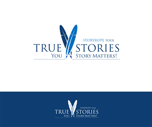 Logo Design by rugbyjerseys for True Stories Corporation | Design #6155760