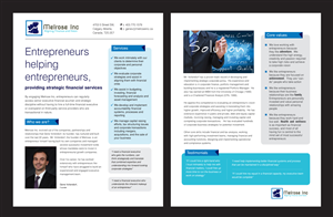 Diseño de Brochure por rkailas para Melrose Inc. | Diseño #1680917