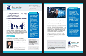 Brochure Design by rkailas for Melrose Inc. | Design: #1684036