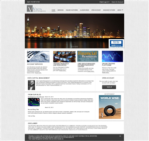 Wordpress Design by pb for Vista Capital Management | Design: #1649543