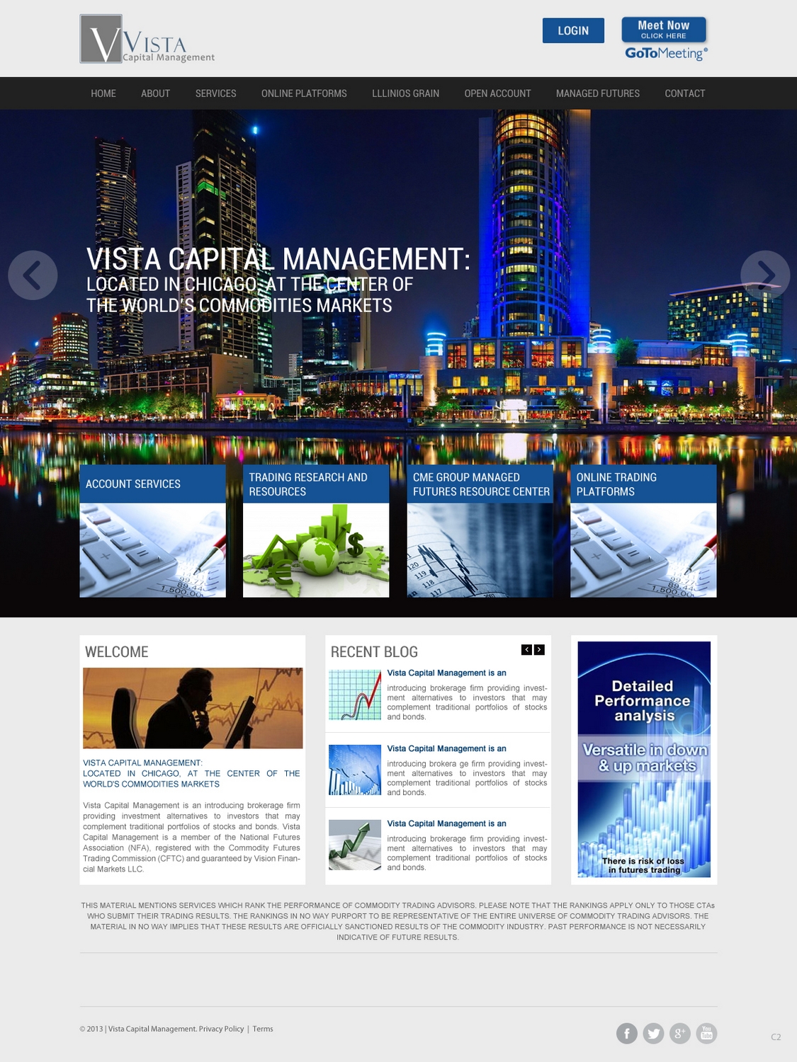 Wordpress Design by pb for Vista Capital Management | Design #1649554
