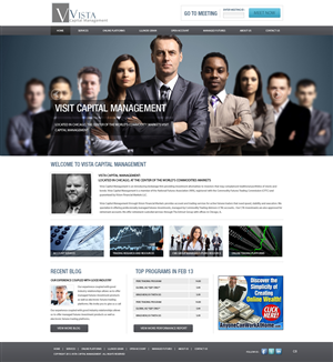Wordpress Design by pb for Vista Capital Management | Design: #1649561