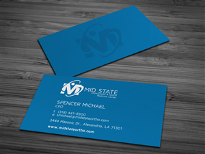 Business Card Design by HYPdesign for MID STATE Orthopaedics | Design: #1647643