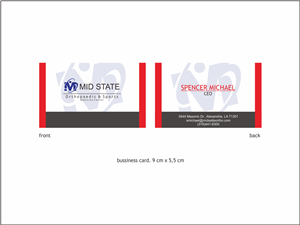 Business Card Design by radian sigit for MID STATE Orthopaedics | Design #1640860