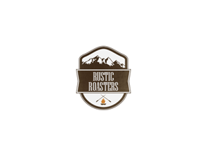 Logo-Design von the invisible dot für rustic roasters | Design #1651077