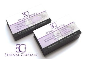 Visitenkarten-Design von Cyan Designs für Eternal Crystals | Design: #6148989