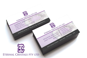 Design de Carte de Visite par Cyan Designs pour Eternal Crystals | Design : #6159190