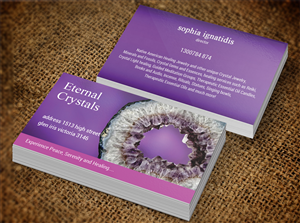 Visitenkarten-Design von Lanka Ama für Eternal Crystals | Design: #6137504