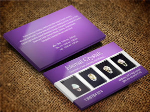 Visitenkarten-Design von Lanka Ama für Eternal Crystals | Design: #6137507