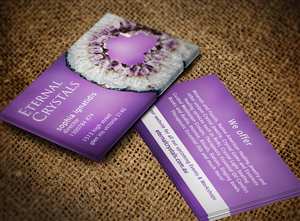 Visitenkarten-Design von Lanka Ama für Eternal Crystals | Design: #6137509