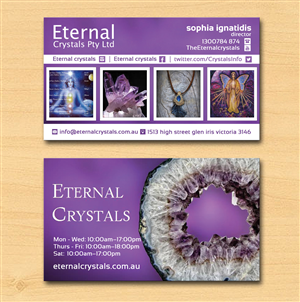 Design de Carte de Visite par Lanka Ama pour Eternal Crystals | Design : #6142997