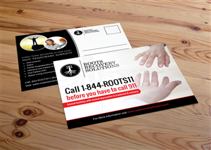 Diseño de Postal por uniquedesign10 para Roots Recovery Solutions | Diseño: #6160473