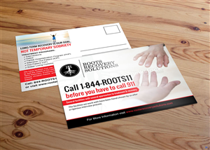 Diseño de Postal por uniquedesign10 para Roots Recovery Solutions | Diseño: #6179886