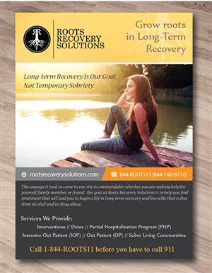 Diseño de Postal por alex989 para Roots Recovery Solutions | Diseño: #6153067