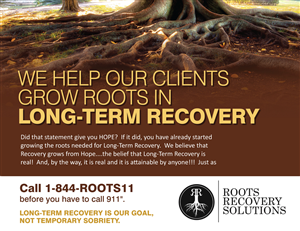 Diseño de Postal por rkailas para Roots Recovery Solutions | Diseño: #6173652