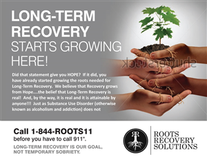 Diseño de Postal por rkailas para Roots Recovery Solutions | Diseño: #6173739