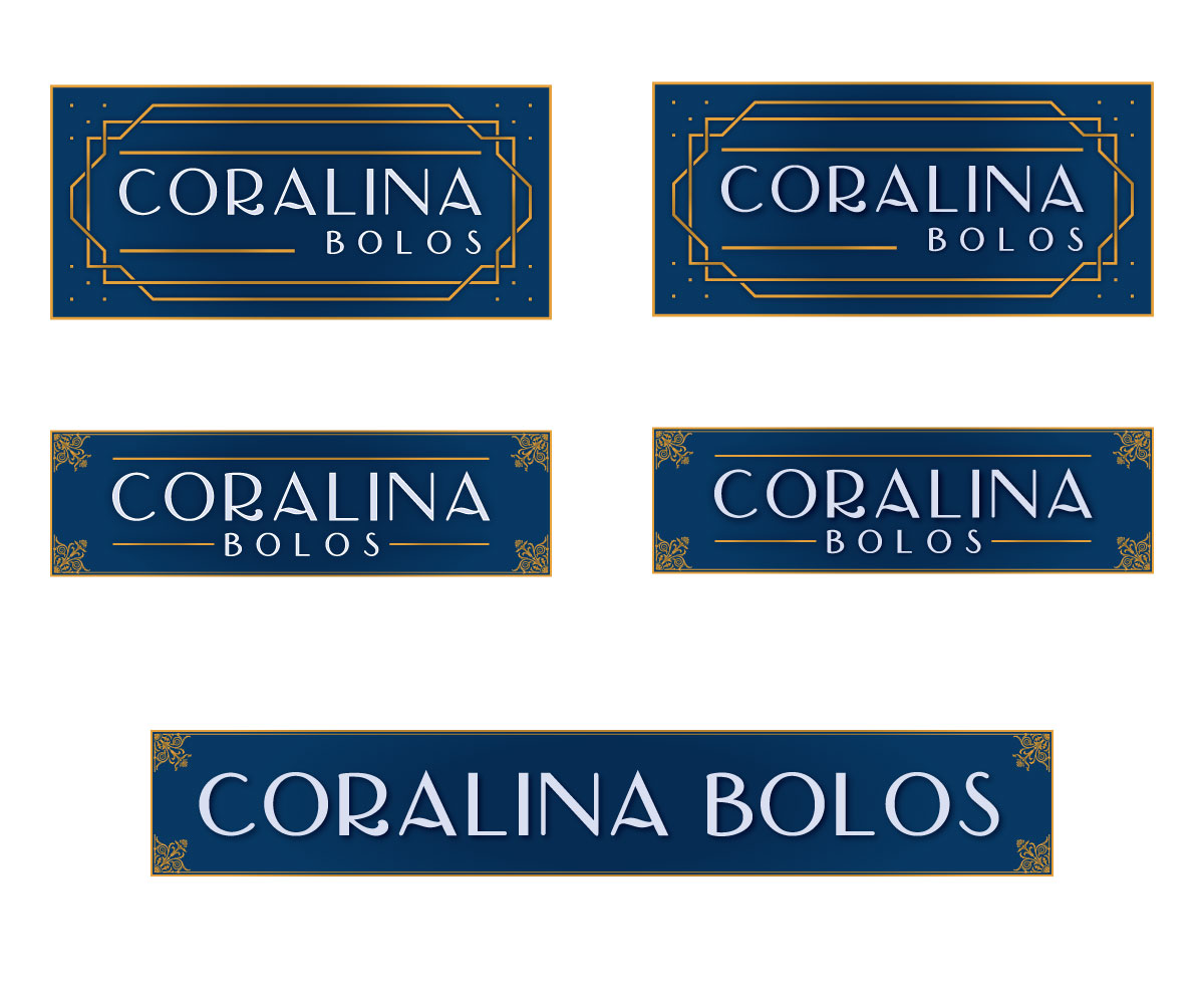 Logo Design by Slobodan Cagic for Coralina Bolos Caseiros | Design #6223387