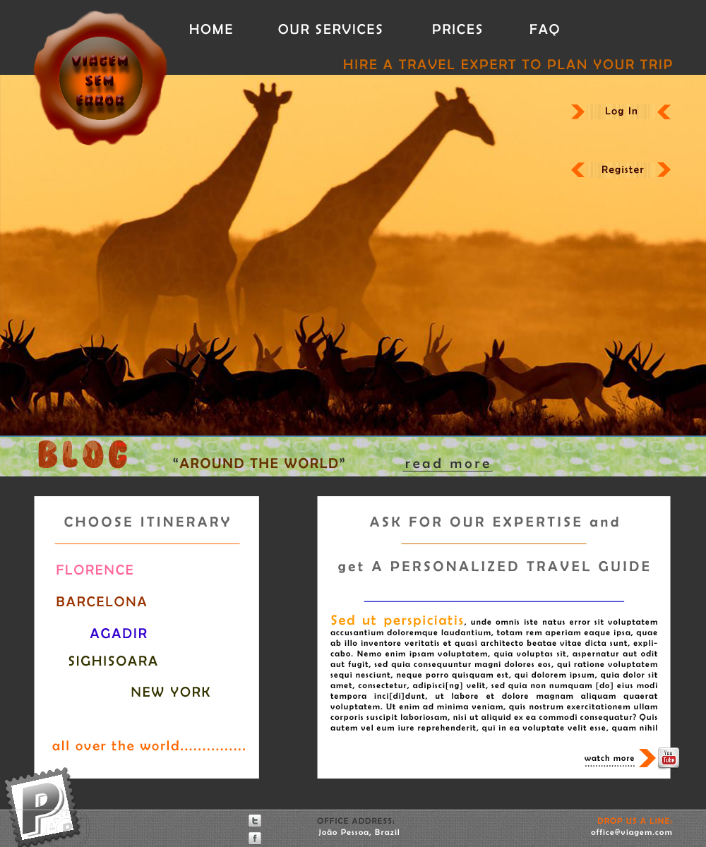 Web Design by laurage for Thiago Diniz | Design #1671122