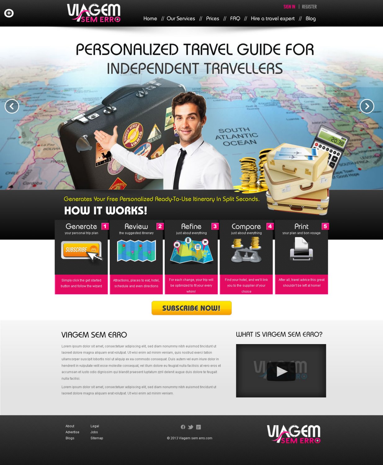 Web Design by TechWise for Thiago Diniz | Design #1662359