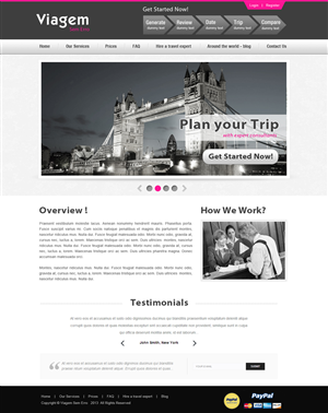 Web Design by Creative X Designs for Thiago Diniz | Design: #1683462