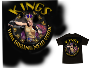 T-shirt Design by davem for Kings Thai Boxing | Design #6216083
