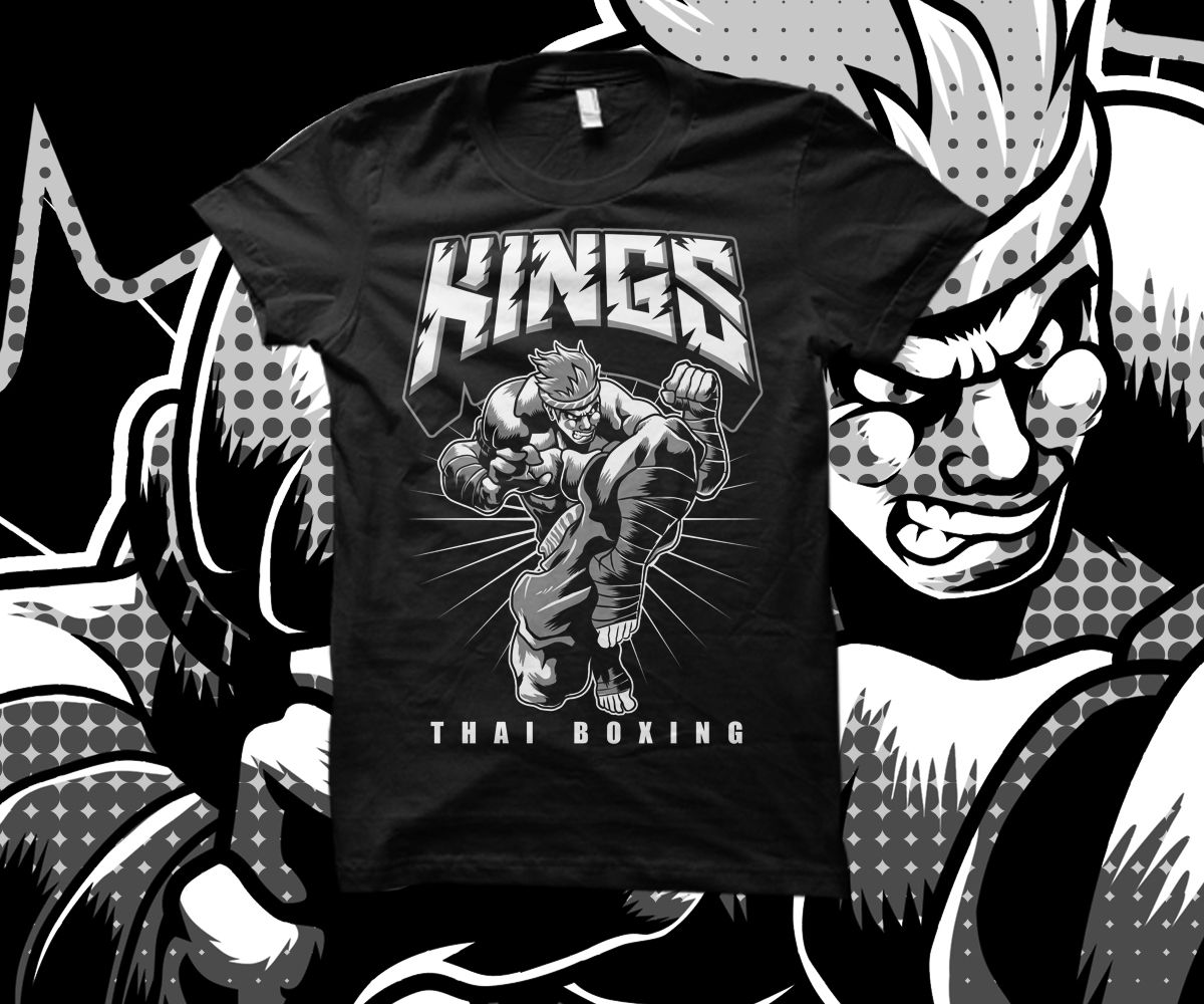 T-shirt Design by furihando for Kings Thai Boxing | Design: #6414210