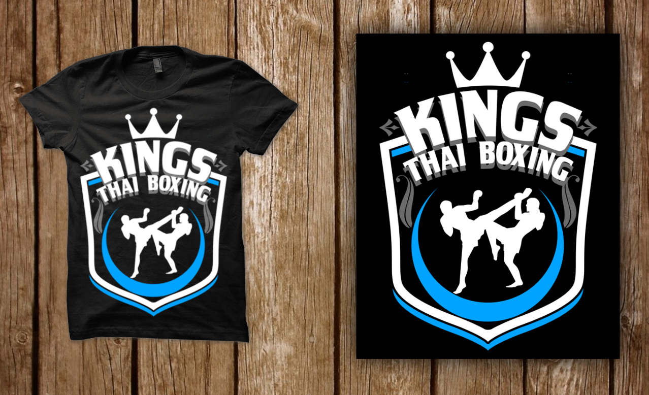 T-shirt Design by marloluces for Kings Thai Boxing | Design #6212644