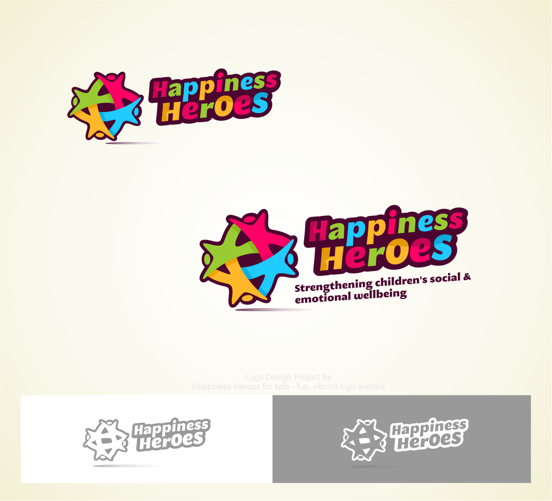 Logo Design by cuka for Happiness Heroes | Design: #1669346