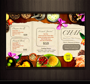 Brochure Design by C23design Company for Chai Thai | Design: #1666786