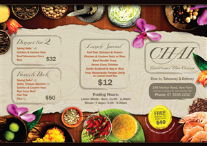Brochure Design by C23design Company for Chai Thai | Design: #1740982