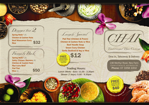 Brochure Design by C23design Company for Chai Thai | Design: #1748388