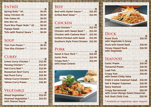 Design de Brochure par Ekanite pour Chai Thai | Design : #1644636