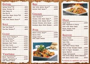 Brochure Design by Ekanite for Chai Thai | Design: #1647311