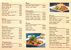Brochure Design by Ekanite for Chai Thai | Design: #1653989