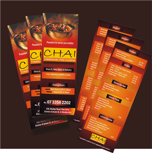 Brochure Design by creative designer for Chai Thai | Design: #1665461