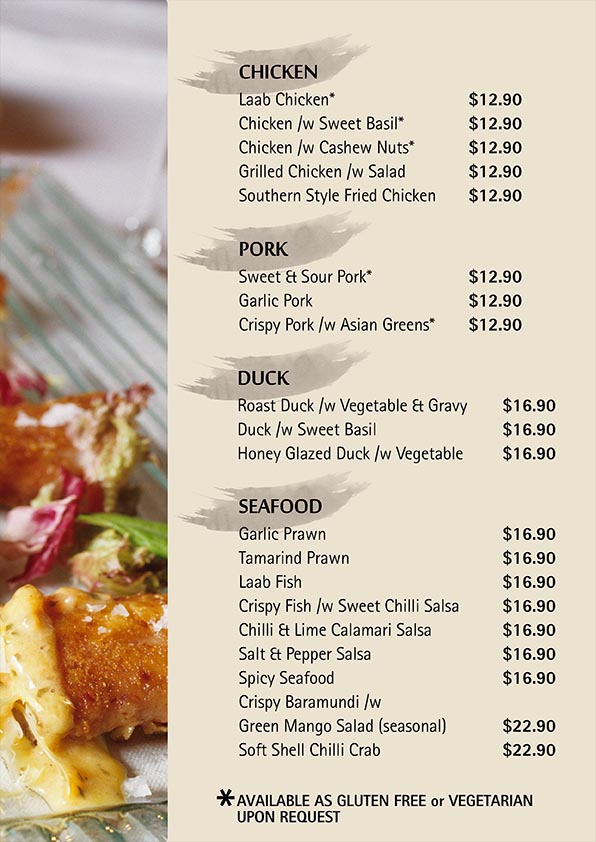Brochure Design by Yohanes W for Chai Thai | Design #1660285