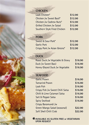 Brochure Design by Yohanes W for Chai Thai | Design: #1660285