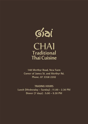 Brochure Design by Yohanes W for Chai Thai | Design: #1660295