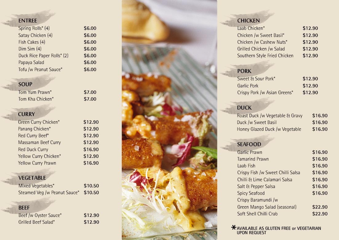 Brochure Design by Yohanes W for Chai Thai | Design #1660298